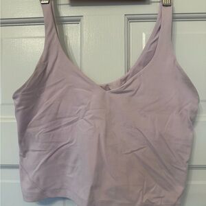 lululemon athletica Lavender Lilac Longline Light Support Bra